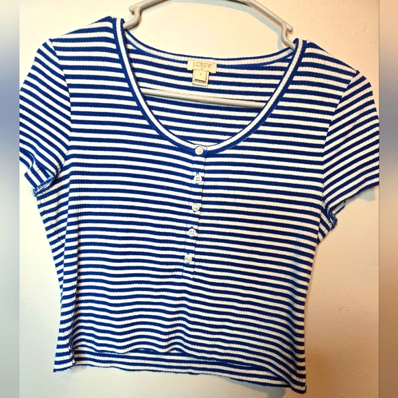 Striped Croped Top - Picture 1 of 3